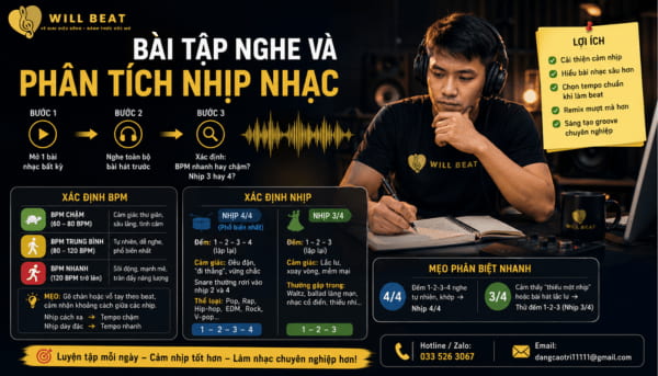 Bài Tập Nghe Và Phân Tích Nhịp Nhạc