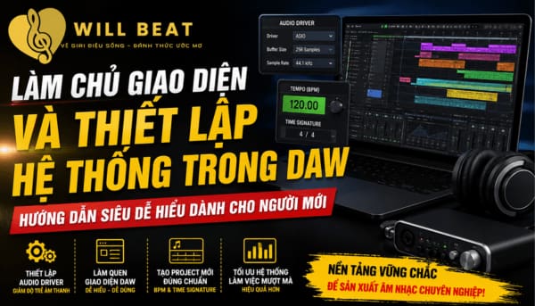 Làm Chủ Giao Diện Và Thiết Lập Hệ Thống Trong DAW | Hướng Dẫn Siêu Dễ Hiểu Dành Cho Người Mới