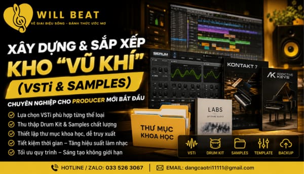 Xây Dựng & Sắp Xếp Kho “Vũ Khí” (VSTi & Samples) Chuyên Nghiệp Cho Producer Mới Bắt Đầu